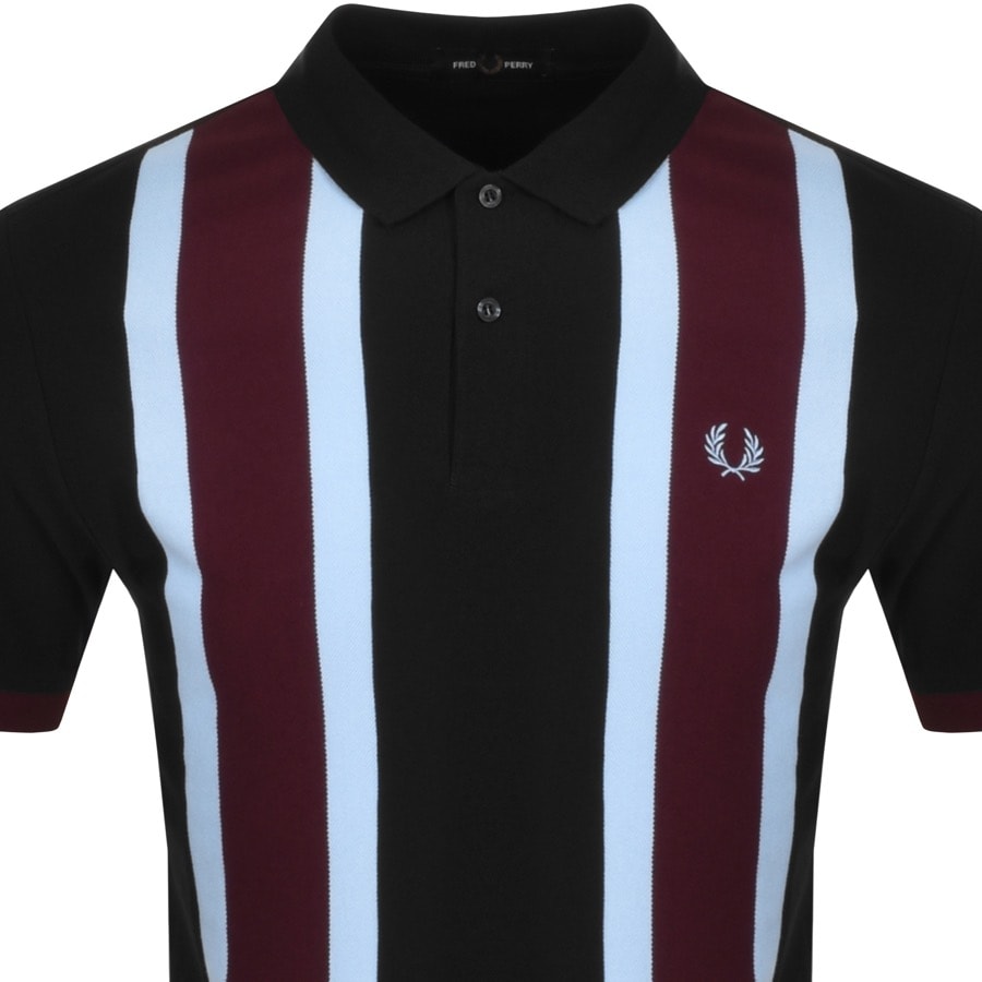 Alternative Image for ProductFred Perry Short Sleeve Polo T Shirt Black2